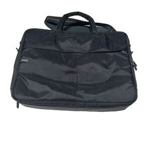 Dell Black Nylon Laptop Bag Briefcase Messenger Business Computer Case